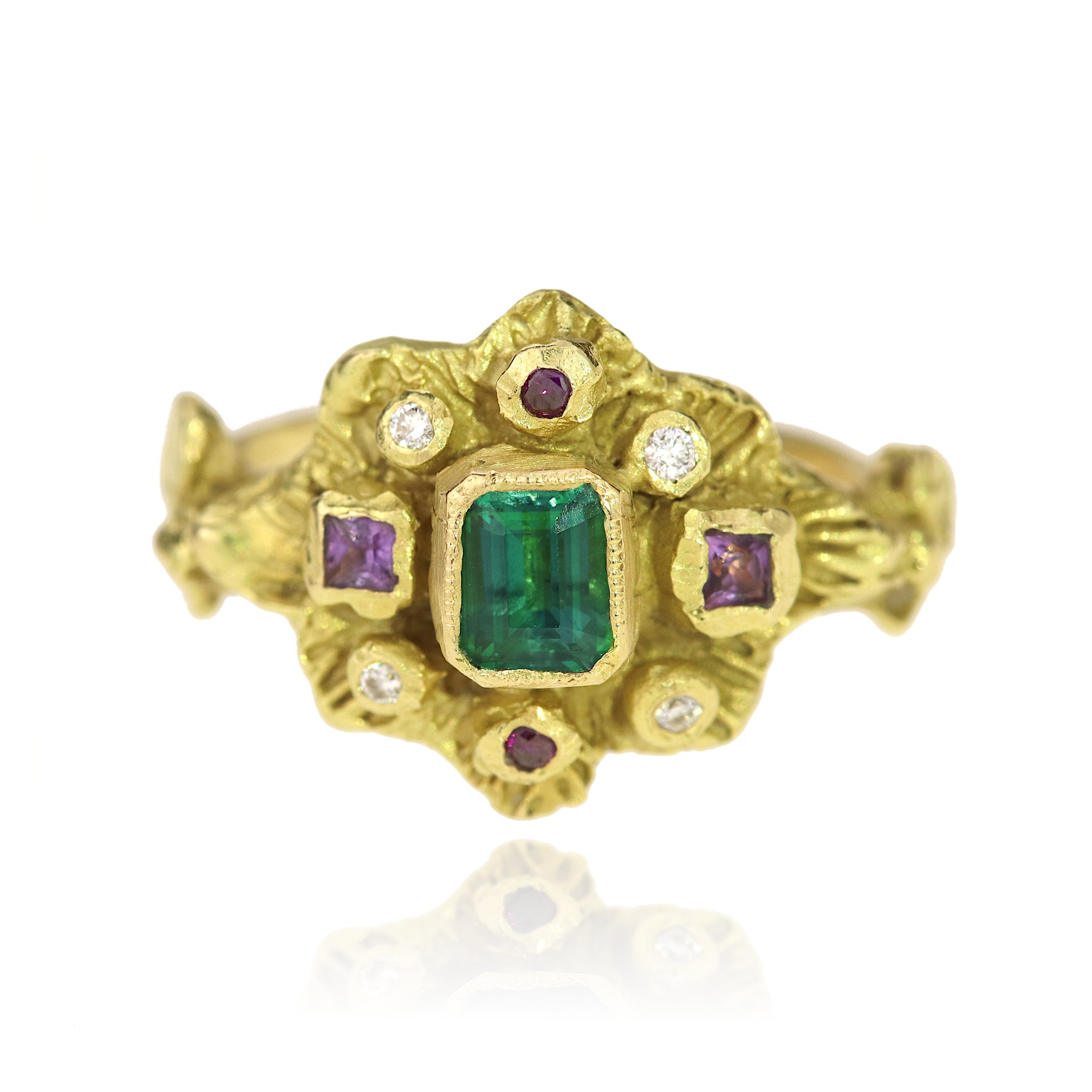 Emmeline Suffragette Ring