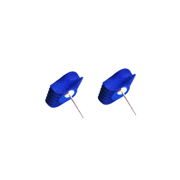 Blue Wave Stud Earrings