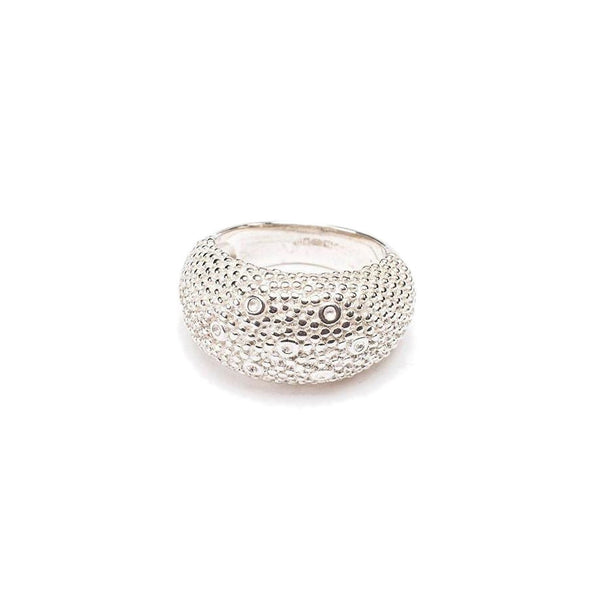 Chunky Silver Bubble Ring