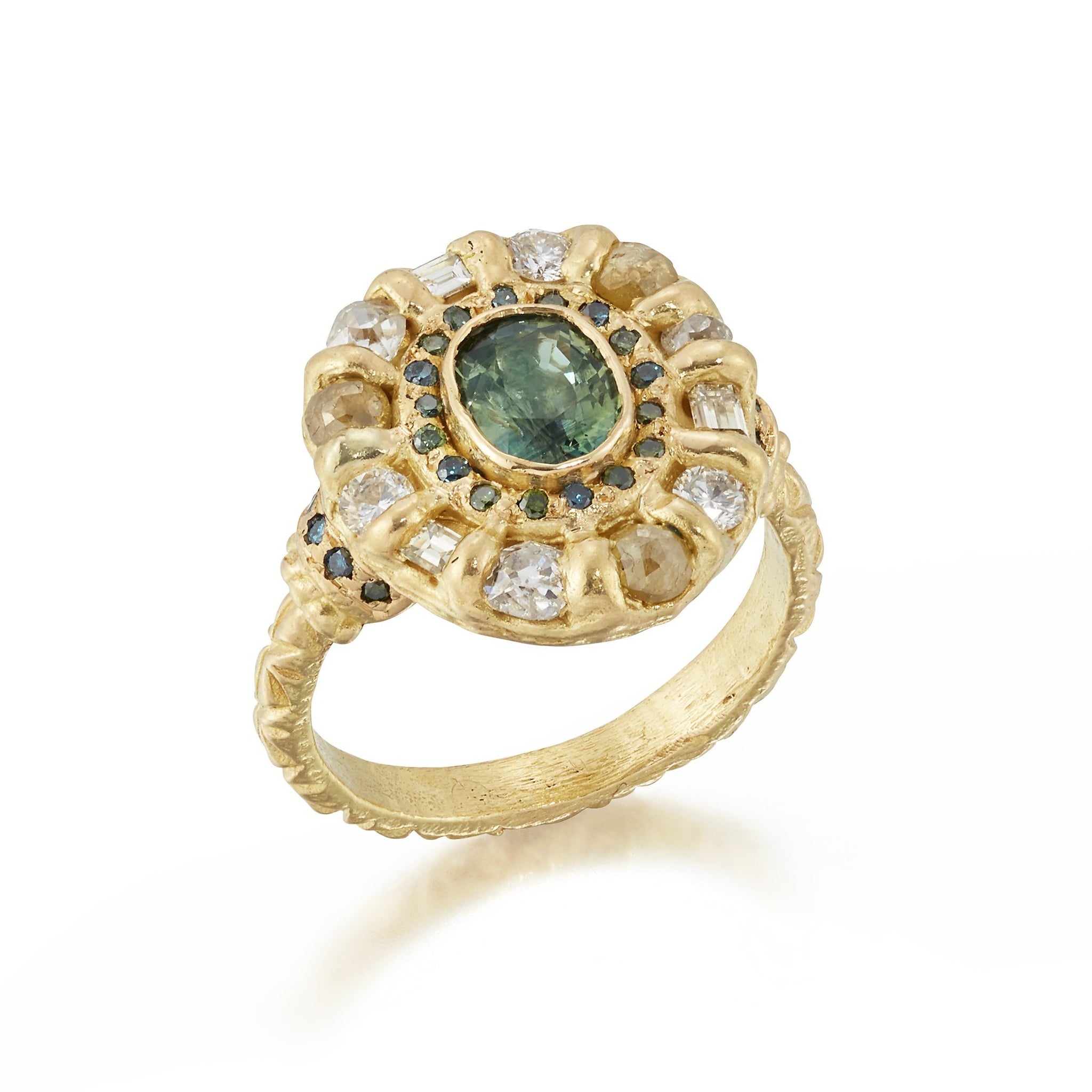 Celeste Treasury 'One of a kind' Double Halo Ring