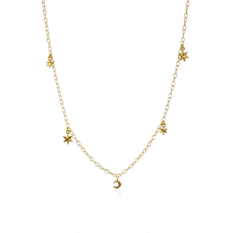 Gold Starry Sky Necklace